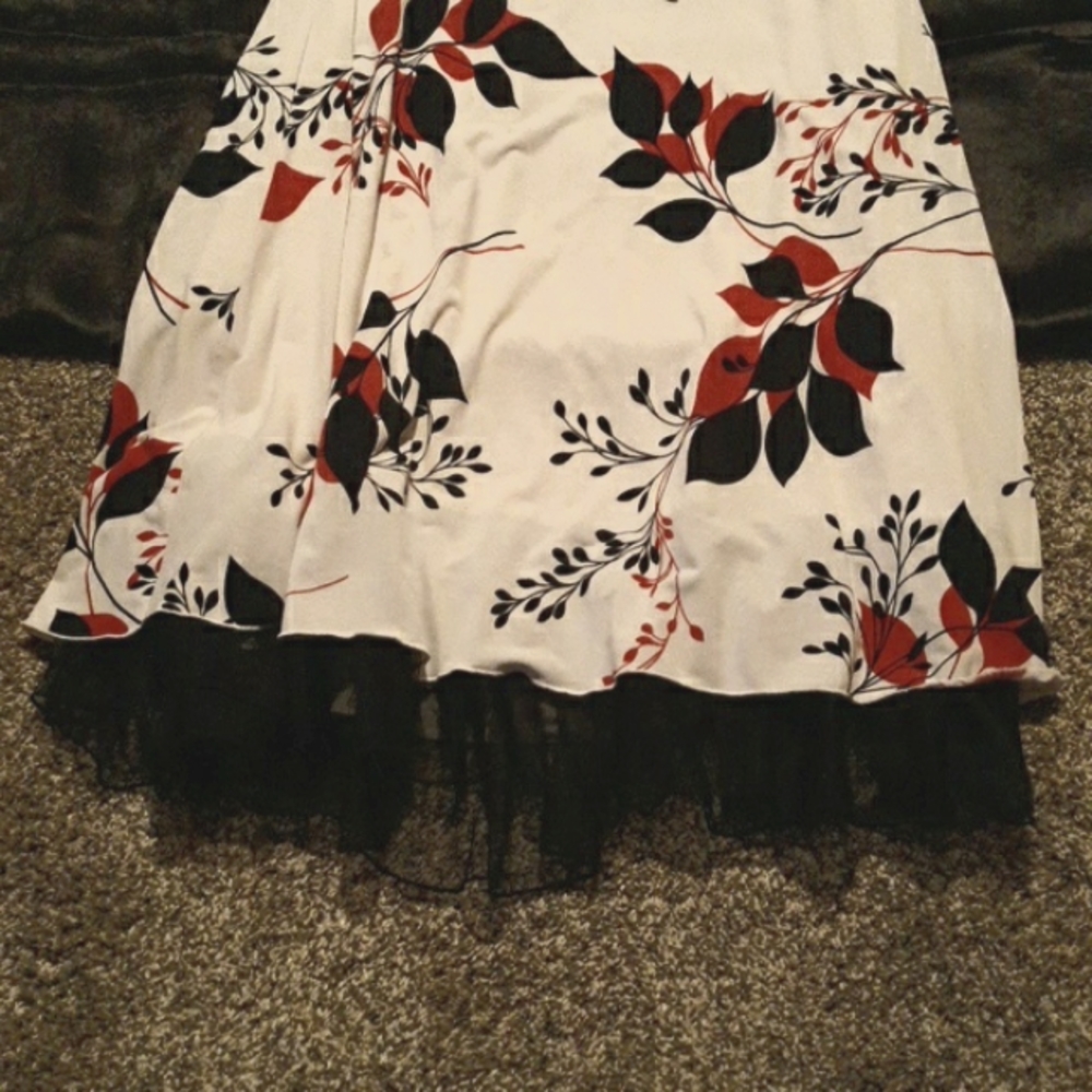 💜SALE💜 Womens Large *Speechless*  white,black,& red spaghetti strap dress - Picture 3 of 5